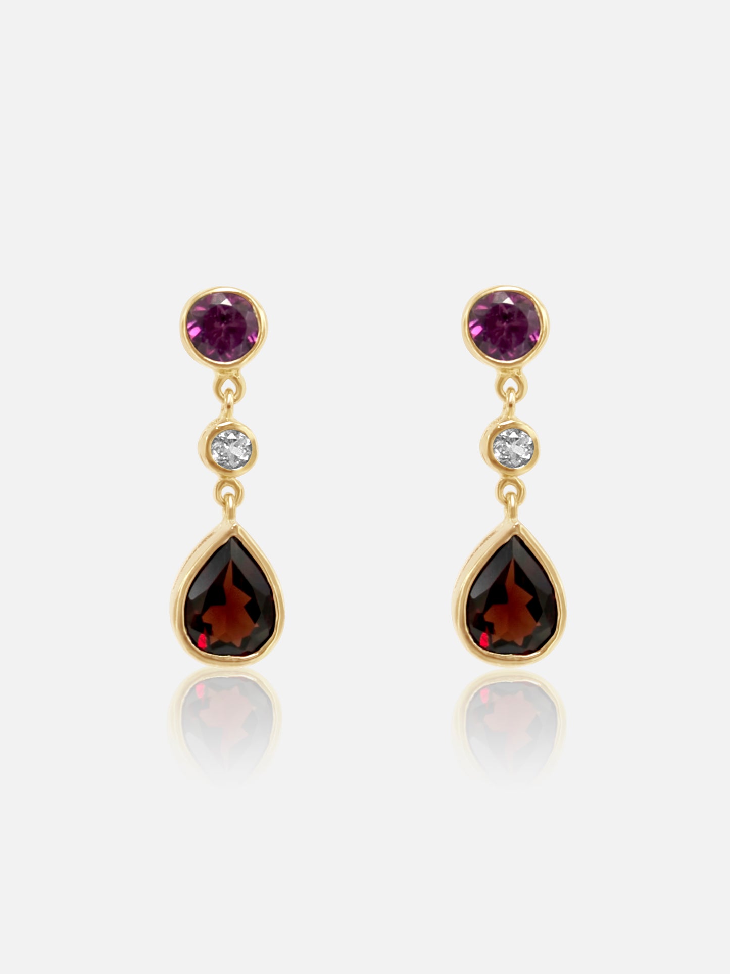 Trio Drop Earrings