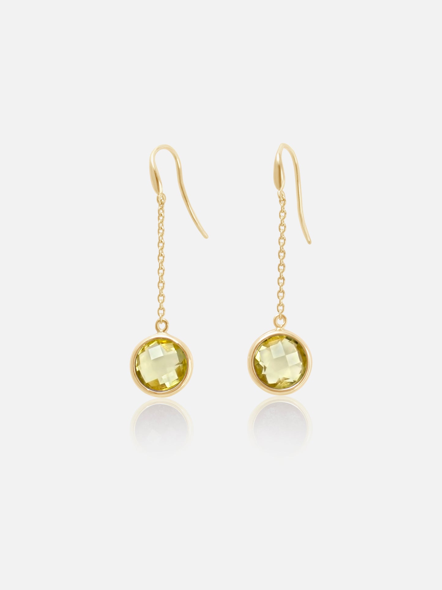 Briolette Chain Earrings
